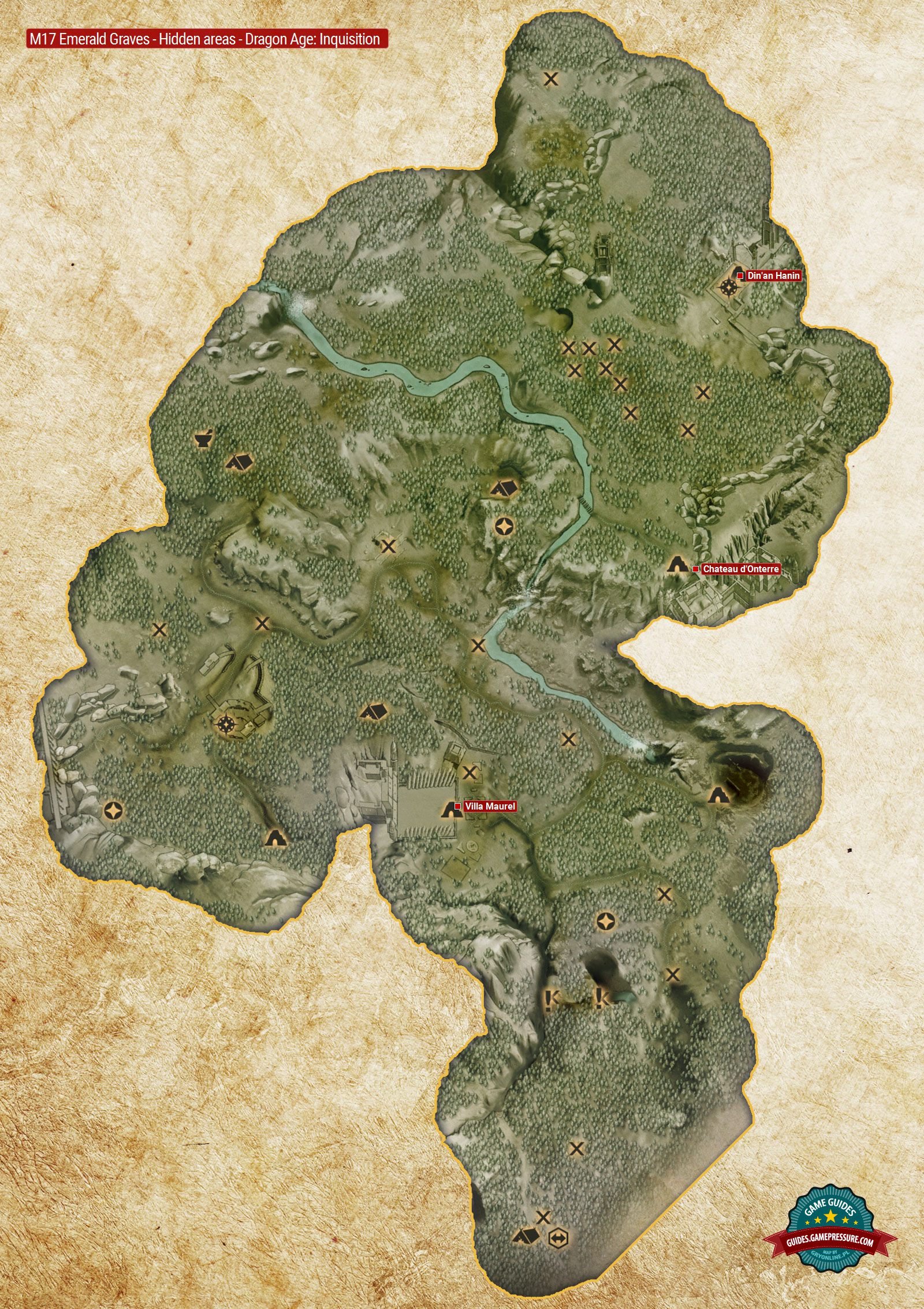 areas in dragon age inquisition